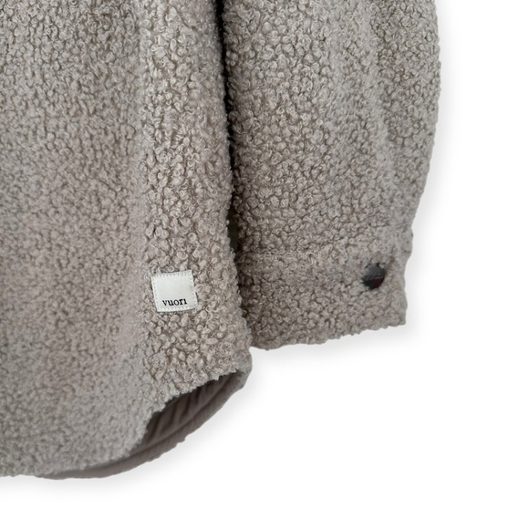 Vuori • Sycamore Sherpa Shirt Jacket Dark Salt Beige - Picture 12 of 14
